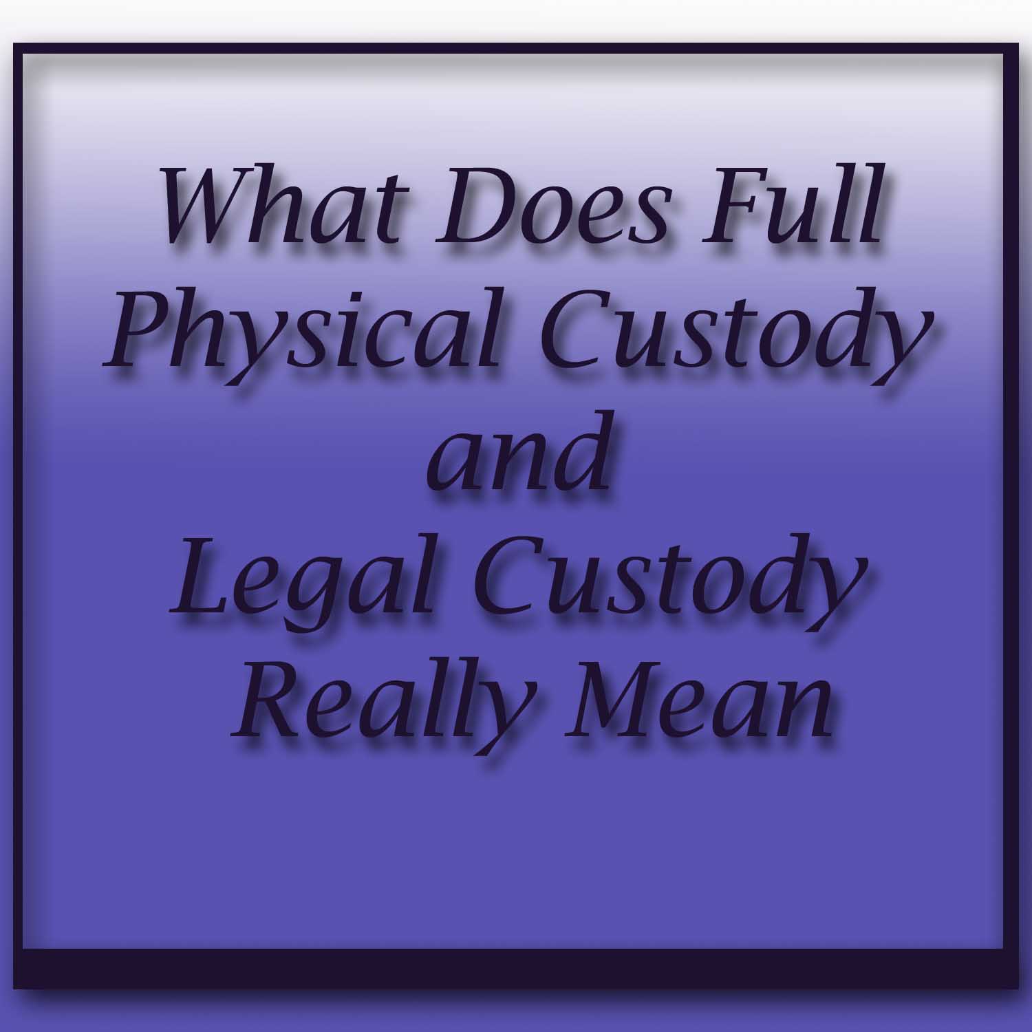 What Does Custody Release Mean For A Inmate