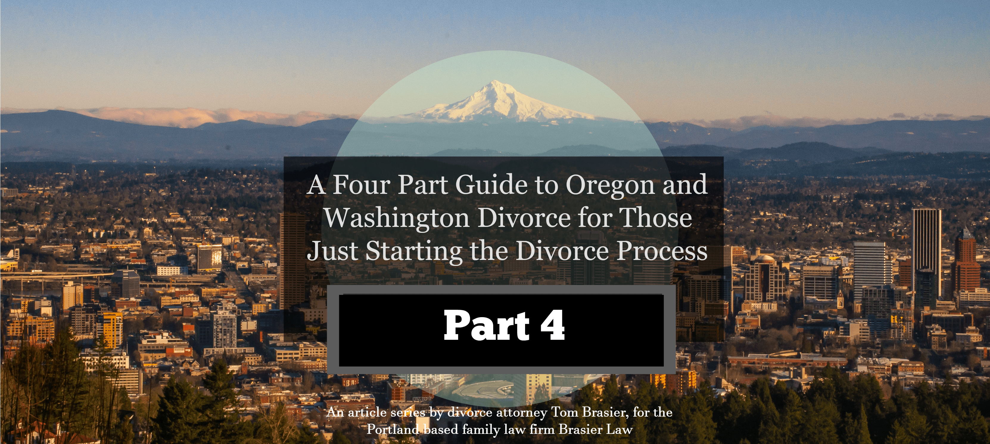 Getting a divorce in Oregon and Washington