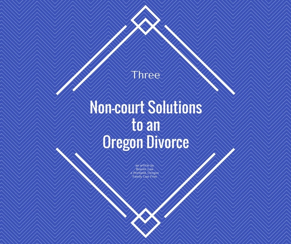 Non-court solution to Oregon divorce