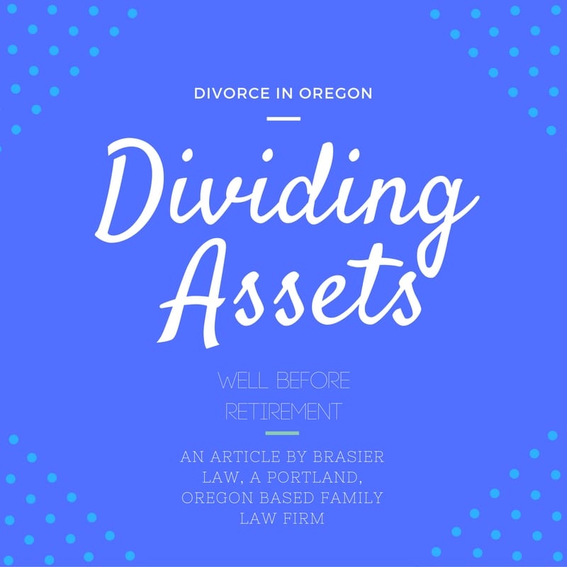 When getting divorced dividing assets is one of the biggest issues. This is part 1 discusing the younger years well before retirement.