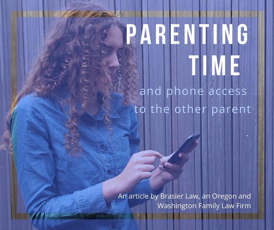 How much can I call my child when they are at the other parent's? Telephone access during the other parent's parening time.